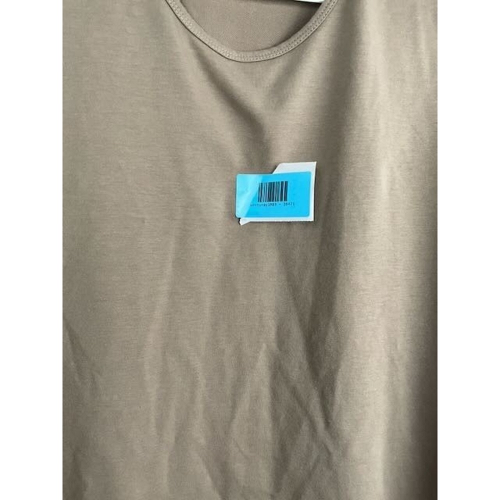 BYLT Premium‎ Basics Lux Crew Neck T-Shirt XL Tan Brown Cotton Blend Casual Tee - Picture 10 of 10